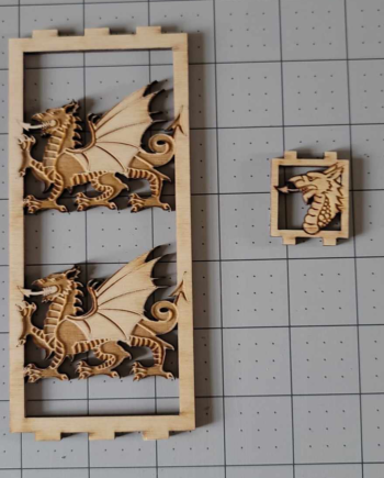 Lantern, Laser Cut, Midrealm Themed - Baltic Birch Plywood